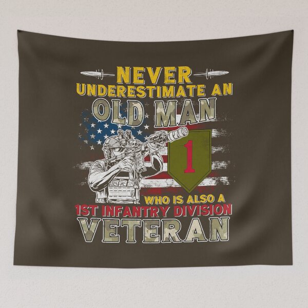 Item preview, 1st Infantry Division Veteran WW2 Gift – Big Red One Pride Tee designed and sold by RayWeberr.