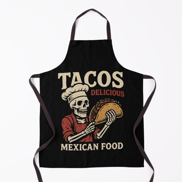 Item preview, Delicious Mexican Food Skeleton Chef designed and sold by zzz888.