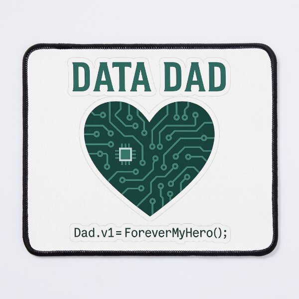 Item preview, Data Dad Heart — Circuit Love Design designed and sold by dessertcruzing.