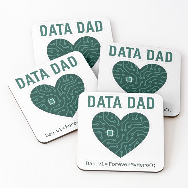 Item preview, Data Dad Heart — Circuit Love Design designed and sold by dessertcruzing.
