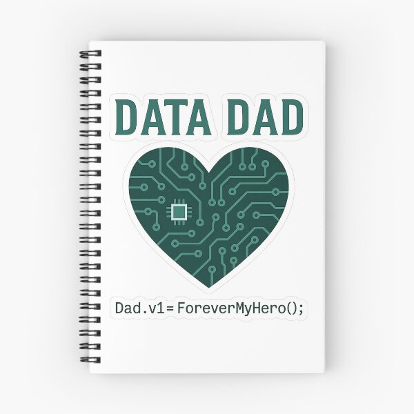 Item preview, Data Dad Heart — Circuit Love Design designed and sold by dessertcruzing.