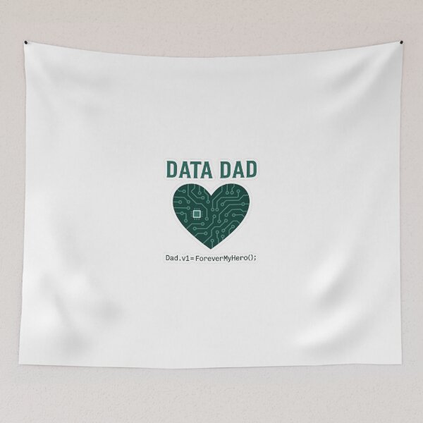 Item preview, Data Dad Heart — Circuit Love Design designed and sold by dessertcruzing.
