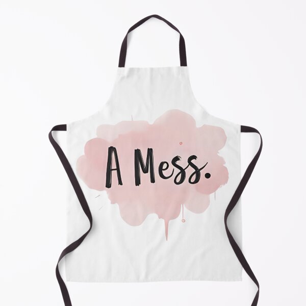 Item preview, A Mess. – Funny Minimalist Quote Design designed and sold by ZebraPop.