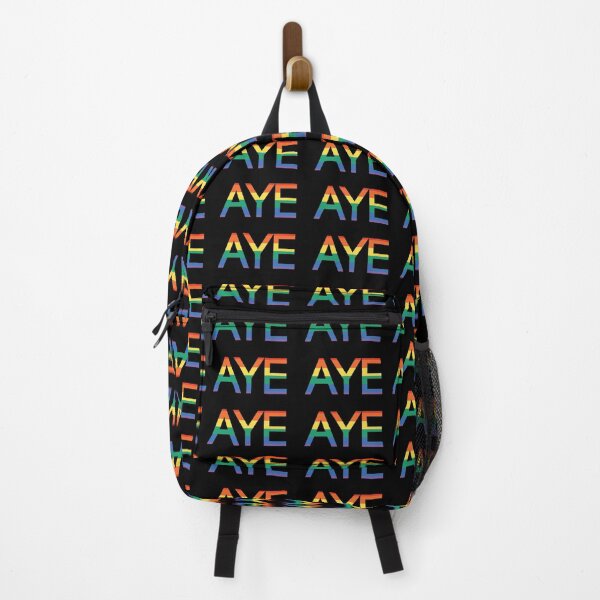Item preview, AYE, Scottish Independence Pride Flag Text Slogan designed and sold by MacPean.