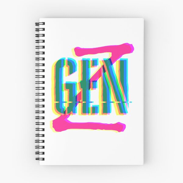 Item preview, GEN-Z, colorful vivid graphics, inscription with bad tv effect designed and sold by silent-violin.