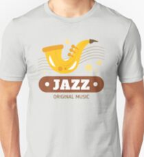 Jazz music 004 Unisex T-Shirt