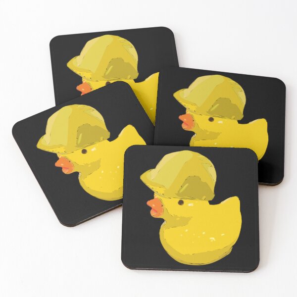Item preview, Yellow Chick in Construction Helmet Facing Left Sticker designed and sold by Art in My Loft.
