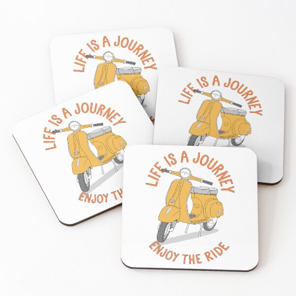 Item preview, Life Is A Journey Enjoy The Ride Scooter designed and sold by Traveldrawings.