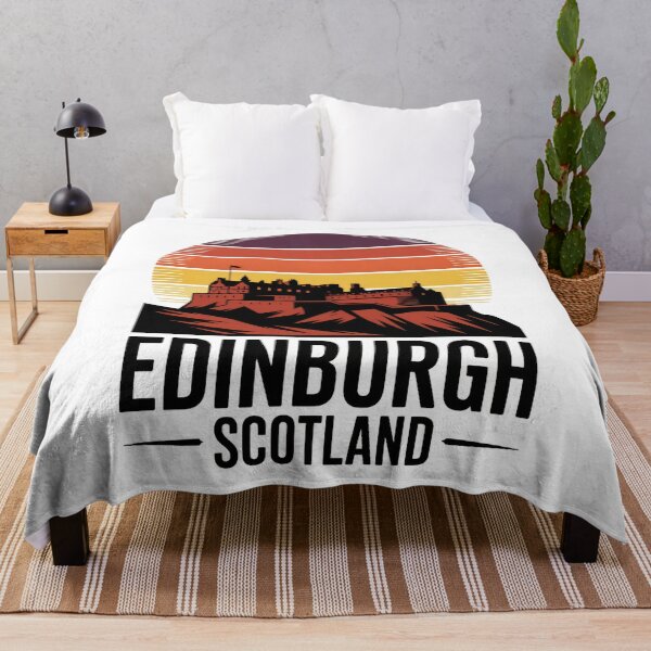 Item preview, Edinburgh Castle Sunset – Vintage Travel Design Scotland designed and sold by pod24.