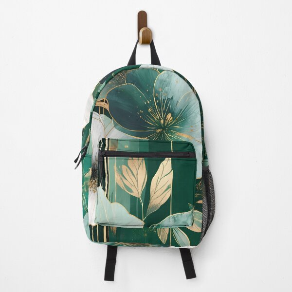 Item preview, Mid Century Botanical Retro Geometric Leaves  Florals   Green #6 designed and sold by Prints and Lifestyle.