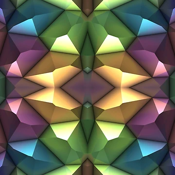 Artwork thumbnail, Crystal pattern by Meo Design