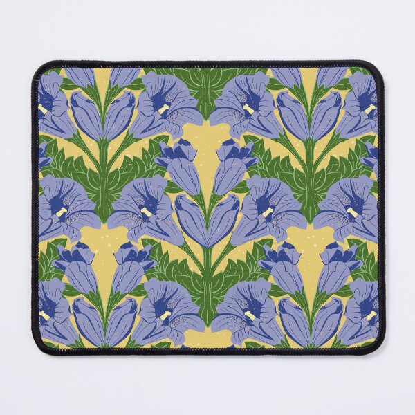 Item preview, Alpine Flower Illustration – Botanical Art | Blue Gentian in Bloom designed and sold by SaliMontoDesign.