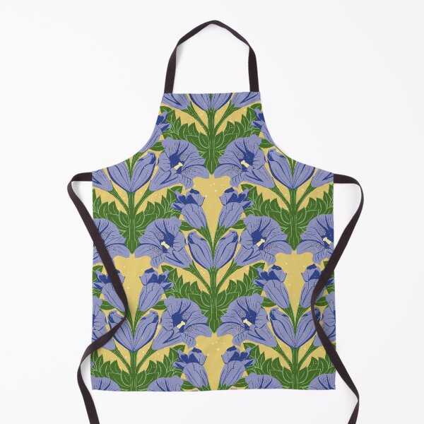 Item preview, Alpine Flower Illustration – Botanical Art | Blue Gentian in Bloom designed and sold by SaliMontoDesign.