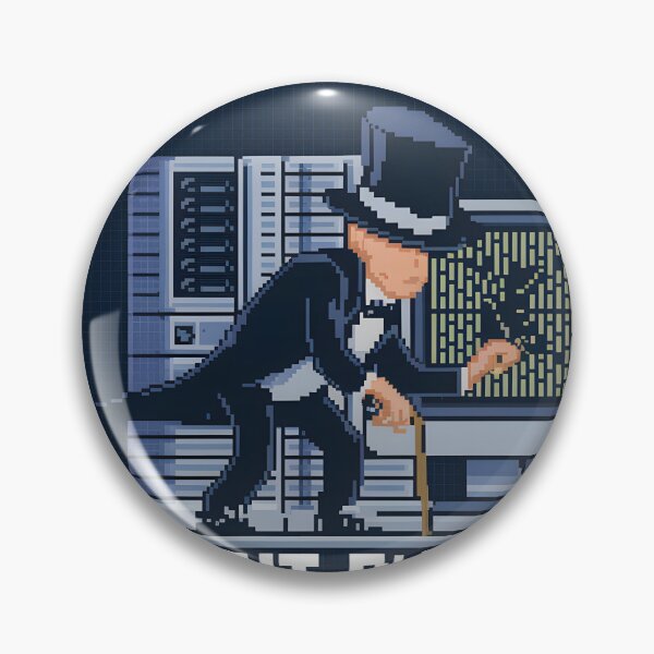 Item preview, Pixel Hacker Gentleman “Bit by Bit” designed and sold by Into The Rabbit Hole.