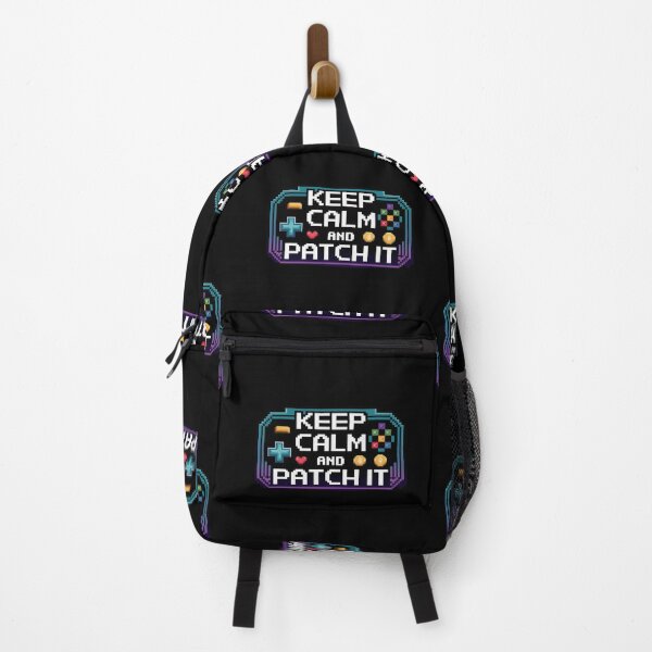 Item preview, Retro Pixel “Keep Calm and Patch It” designed and sold by Into The Rabbit Hole.