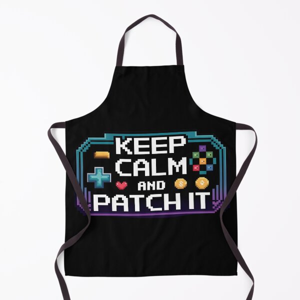 Item preview, Retro Pixel “Keep Calm and Patch It” designed and sold by Into The Rabbit Hole.