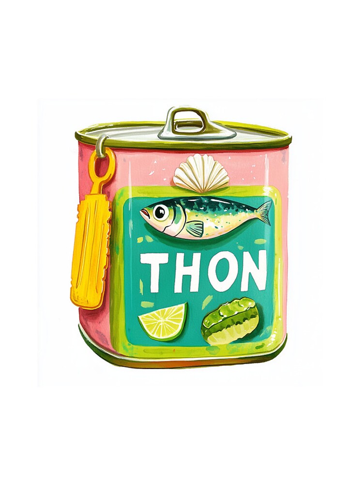 Thumbnail 4 of 4, iPhone Case, tuna designed and sold by Ritacaloe.