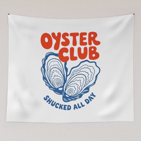 Item preview, Oyster Club Shucked All Day  designed and sold by Pink Pineapple Works.