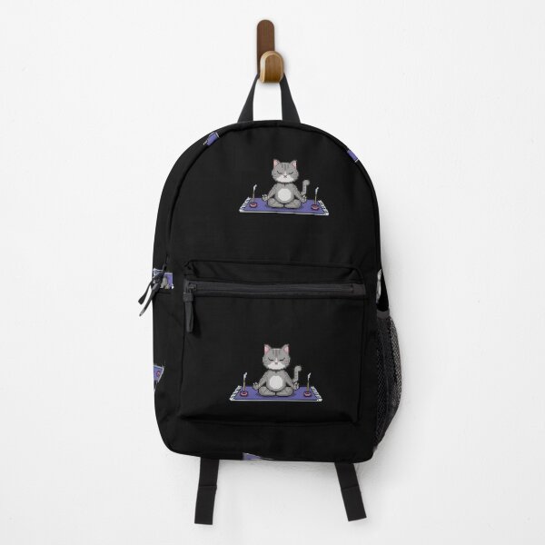 Item preview, Zen Pixel Cat Meditation Moment designed and sold by Into The Rabbit Hole.