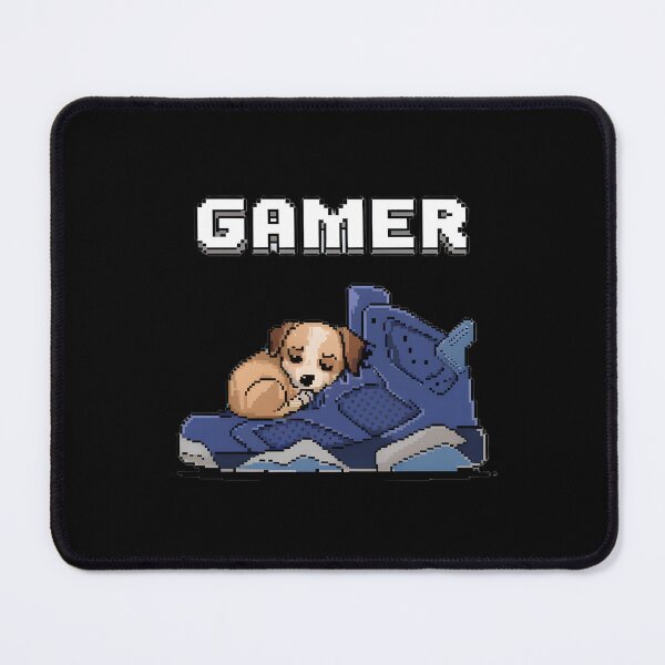 Item preview, Pixel Gamer Puppy Sneaker Nap designed and sold by Into The Rabbit Hole.