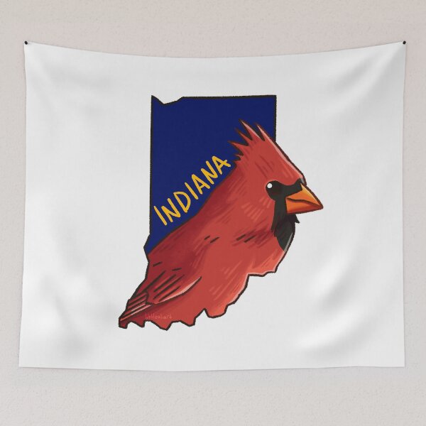 Item preview, Indiana State Bird - Northern Cardinal designed and sold by littlealiart.
