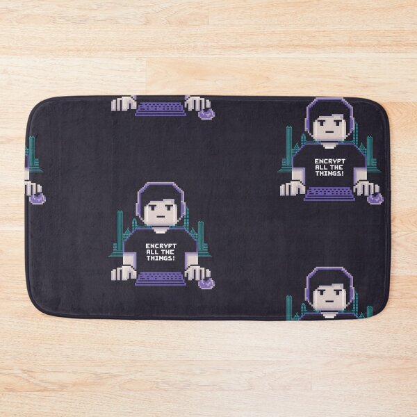 Item preview, Pixel Coder “Encrypt All the Things” designed and sold by Into The Rabbit Hole.