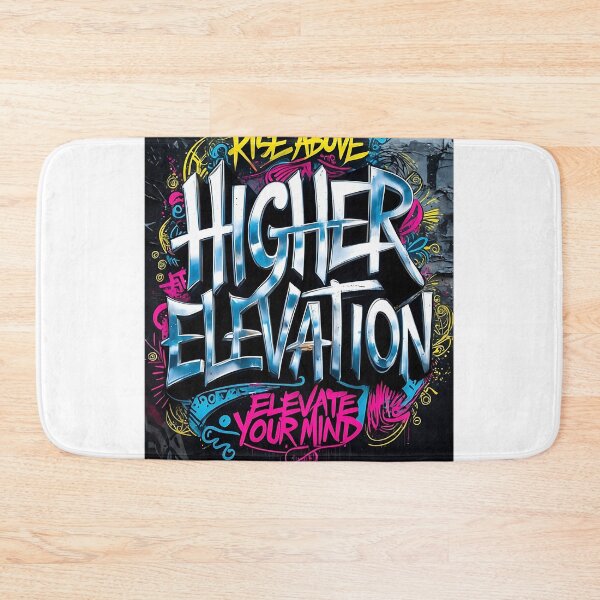 Item preview, “Rise Above – Higher Elevation Graffiti Art” designed and sold by The-Daily-Drape.