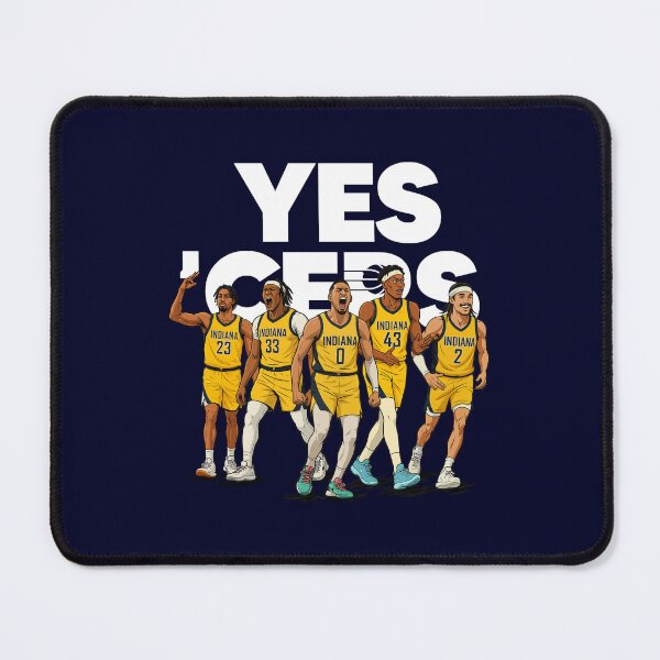 Item preview, Yes Cers Starting 5 Basketball Cartoon- KBIND5001 designed and sold by PTCartoonArt.