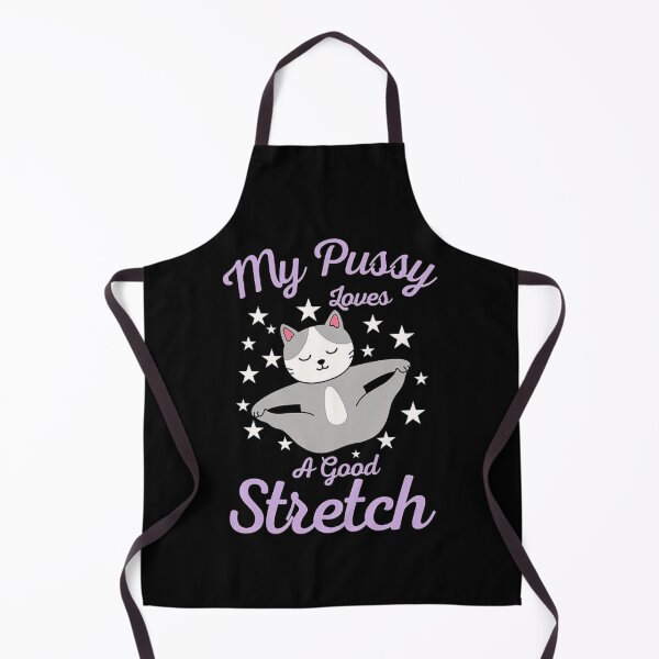 Item preview, My Pussy Loves a Good Stretch Shirt - A Funny Cat Meme designed and sold by love3617.