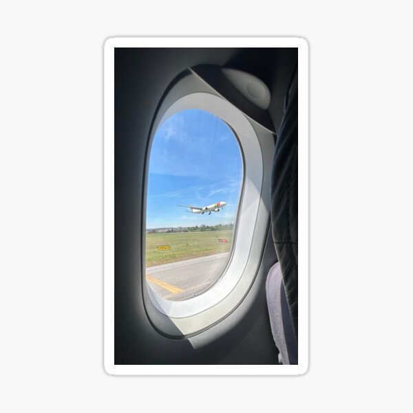 Landing seen from a take-off Sticker