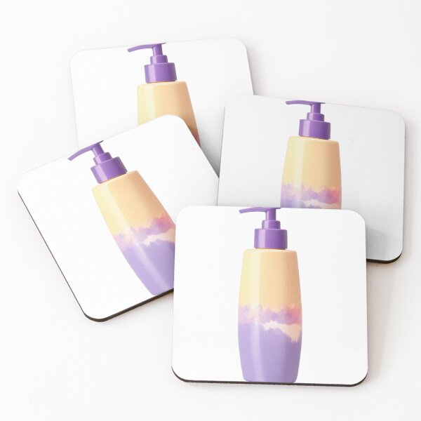 Item preview, Gradient Pump Bottle with Purple Dispenser on Transparent Background designed and sold by Creative88Art.