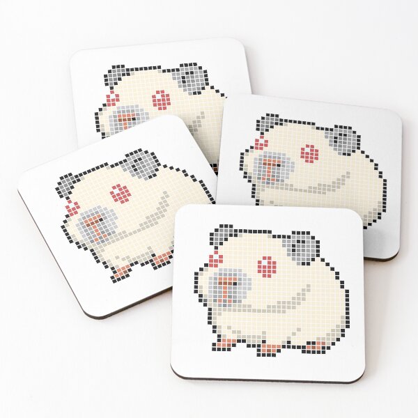 Item preview, Pixeled guinea pig (Himalayan) designed and sold by Brain Fart Buffet.