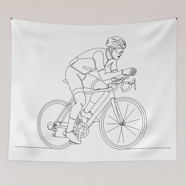 Item preview, Cyclist silhouette designed and sold by RICAMTP.