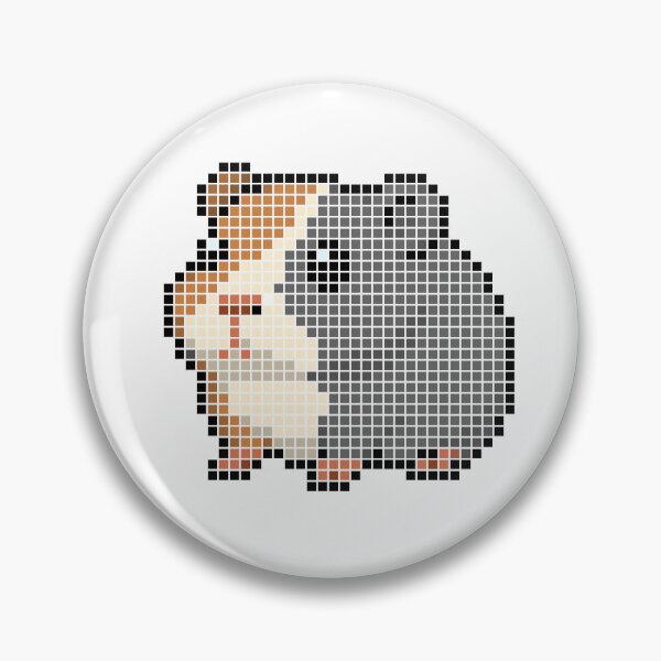 Item preview, Pixeled guinea pig (tri) designed and sold by Brain Fart Buffet.