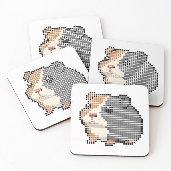 Artikelvorschau, Gepixeltes Meerschweinchen (tri) entworfen und verkauft von Brain Fart Buffet.