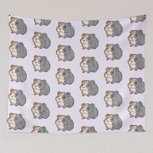 Item preview, Pixeled guinea pig (tri) designed and sold by Brain Fart Buffet.