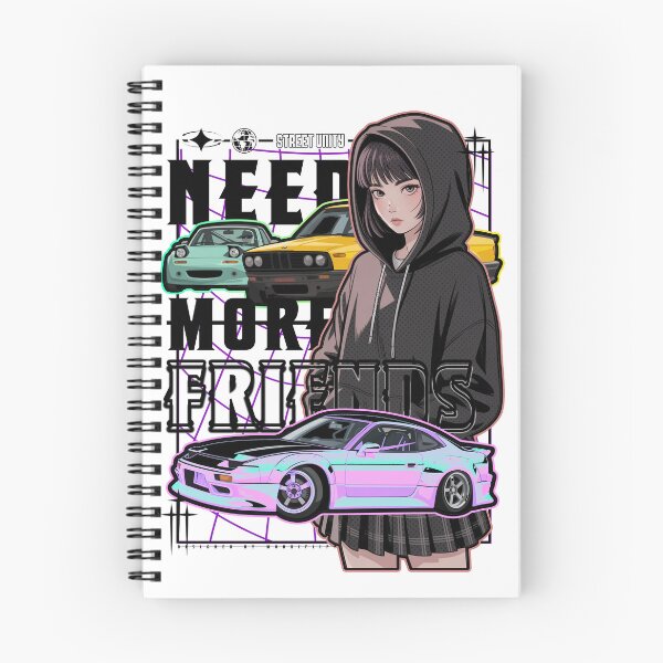 Item preview, Need More Car Friends Funny Racing Design designed and sold by MonkiFlipp.