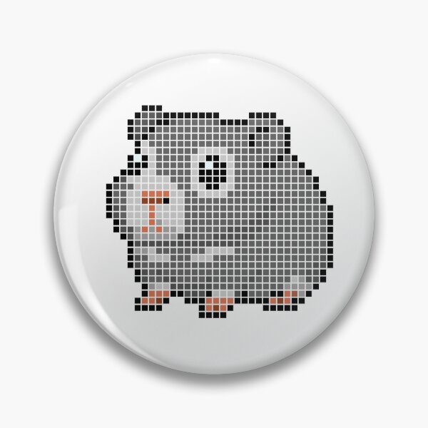 Item preview, Pixeled guinea pig (fox) designed and sold by Brain Fart Buffet.