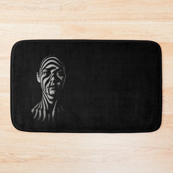Item preview, Surreal Zebra Shadow Face Art T-Shirt – Optical Illusion Portrait designed and sold by Wsgreen.