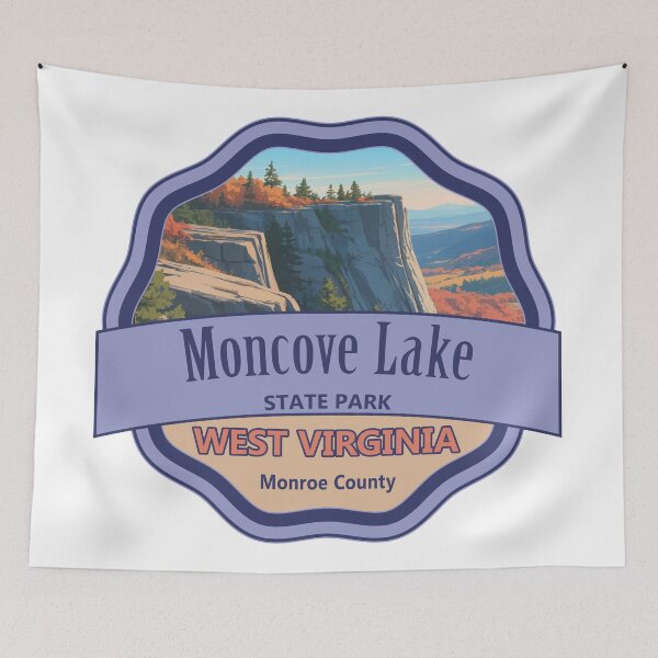 Item preview, Moncove Lake State Park, Monroe County, West Virginia designed and sold by Wanderful-roads.