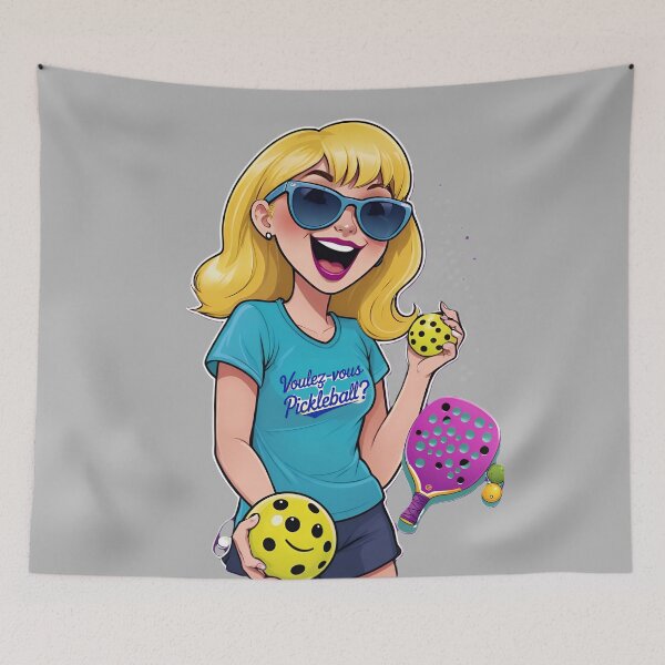 Item preview, Voulez vous pickleball  designed and sold by Khala.