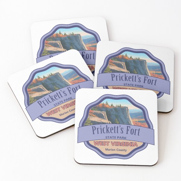 Item preview, Prickett’s Fort State Park, Marion County, West Virginia designed and sold by Wanderful-roads.