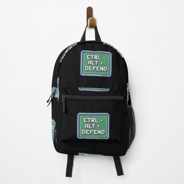 Item preview, Pixel “Ctrl Alt Defend” Shield designed and sold by Into The Rabbit Hole.