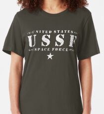 SPACE FORCE 04 - America's Best Space Defense! Slim Fit T-Shirt