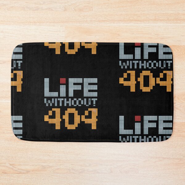 Item preview, Pixel “Life Without 404” Art designed and sold by Into The Rabbit Hole.