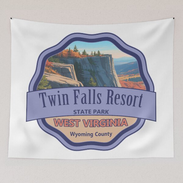Item preview, Twin Falls Resort State Park, Wyoming County, West Virginia designed and sold by Wanderful-roads.