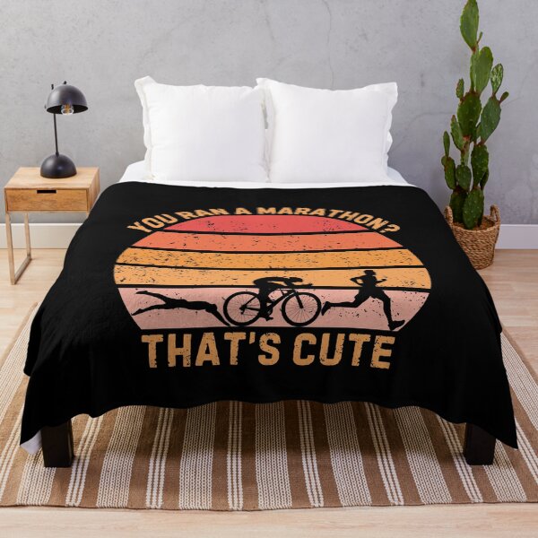 Item preview, Triathlon You Ran A Marathon That's Cute Triathlete designed and sold by StrideSuccess.