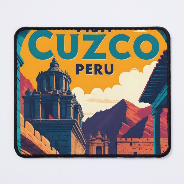 Item preview, Visit Cuzco Peru Vintage Travel Tourism designed and sold by TravelersGems.