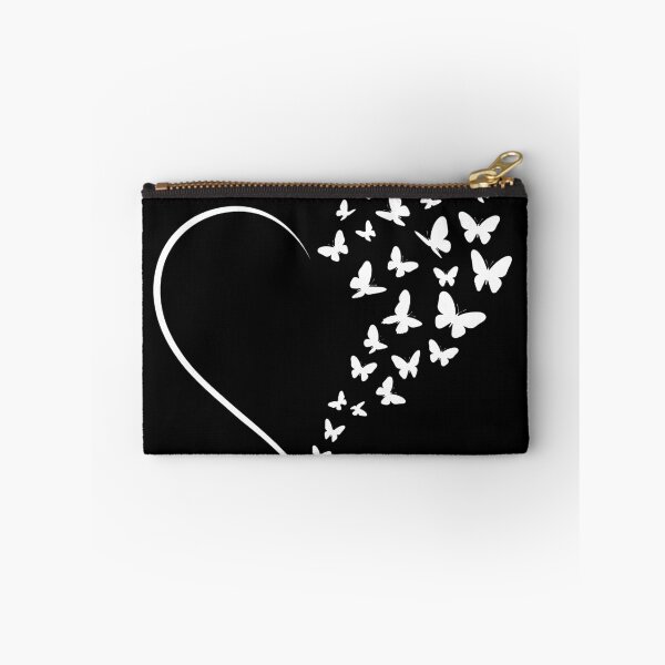 Item preview, White butterfly heart designed and sold by RICAMTP.