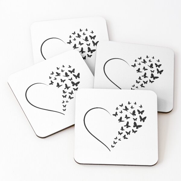Item preview, Black butterfly heart designed and sold by RICAMTP.